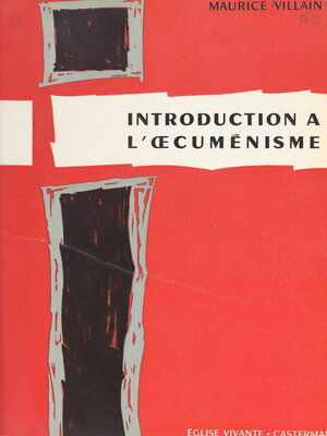 cover image of Introduction à l'œcuménisme